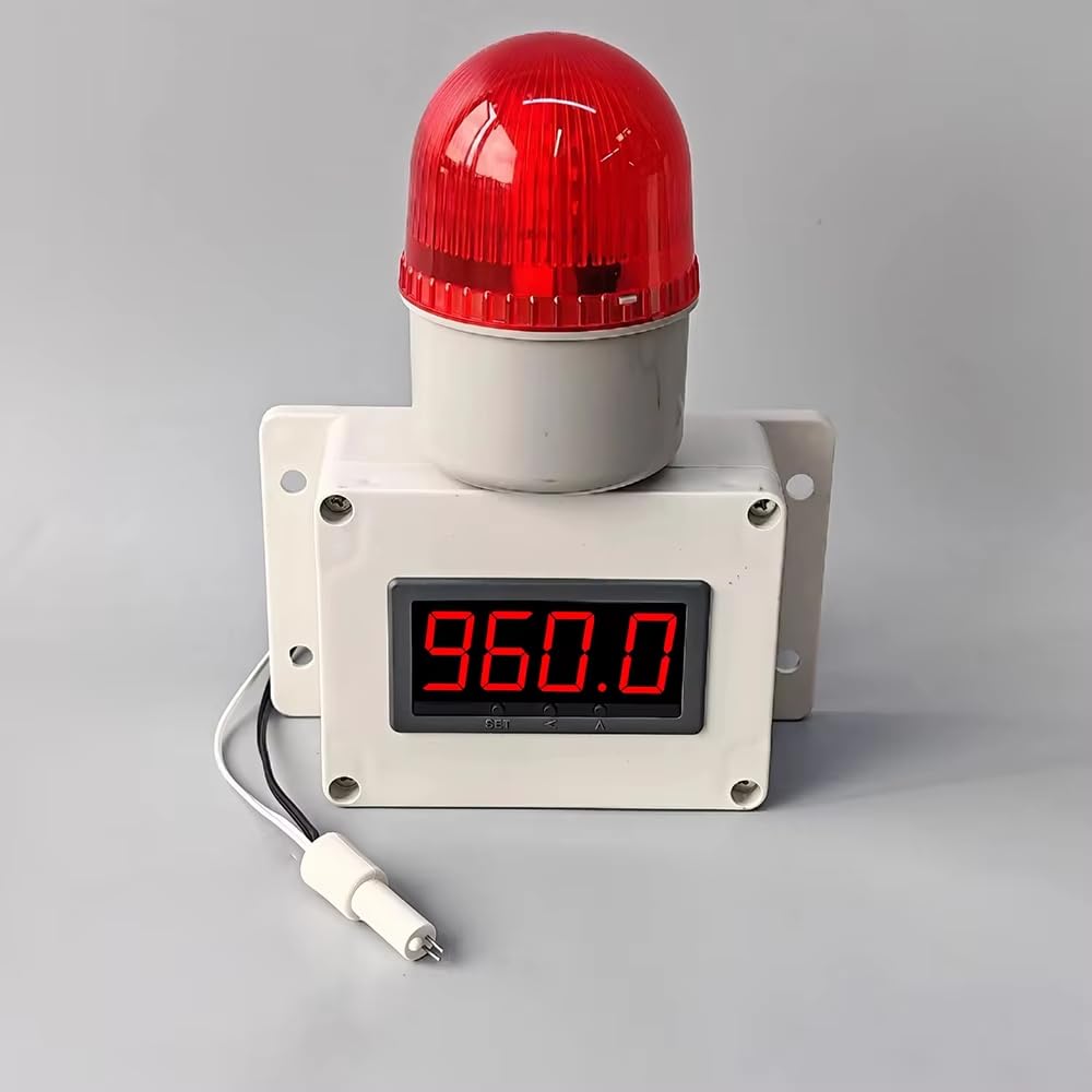 Toplionace Medidor Digital de Conductividad Eléctrica EC con Alarma de 90 Db – Probador de Tds con Electrodo de Agua Pura, Cable de Sonda de 3,0 M