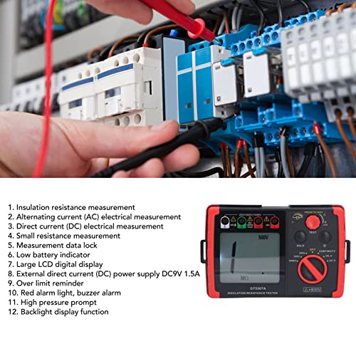 Testeur de résistance d'isolement numérique avec double mesure DCV ACV - 5