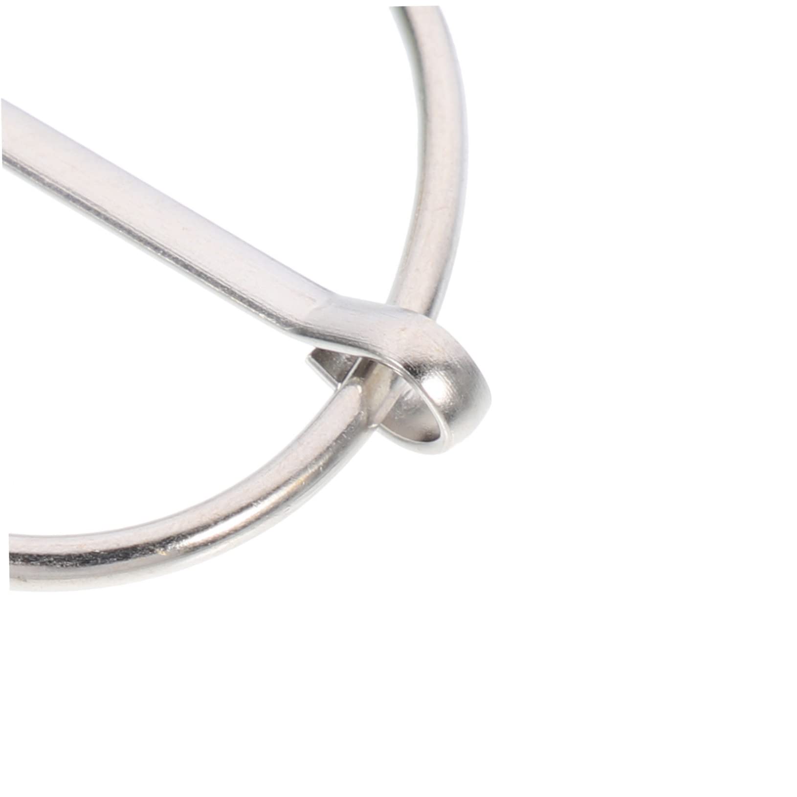 NUOBESTY 50stücke Teiliges Herzförmige Latzhosen Schnallen Verstellbare Overall-buckle Clips Für Kleidung Nähprojekte Langlebige Und Praktische Befestigungen Silberfarbe