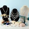 Tondiamo 23 Pcs Seashell Starfish Jewelry Set Boho Summer Beach Mermaid Accessories Layered Charm Necklace Earrings Studs Bracelets Rings for Women Holiday Vacation Wedding Party Gift