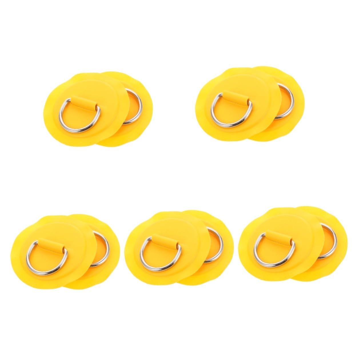 10stücke Kayak D-förmige Schnallen Aus Edelstahl Elastische Seilbefestigungen Für Kajak Und Kanufittings Für Stabilen Halt Und Einfache Installation