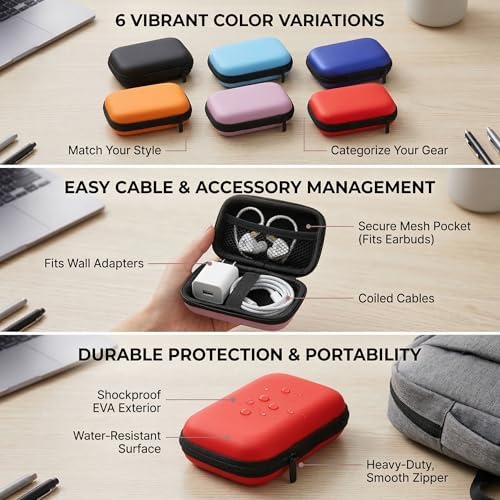 Portable EVA Playing Card Case with Zipper, Travel Card Storage Holder Fits Up to 108 Cards for UNO Poker Game Accessories - 5