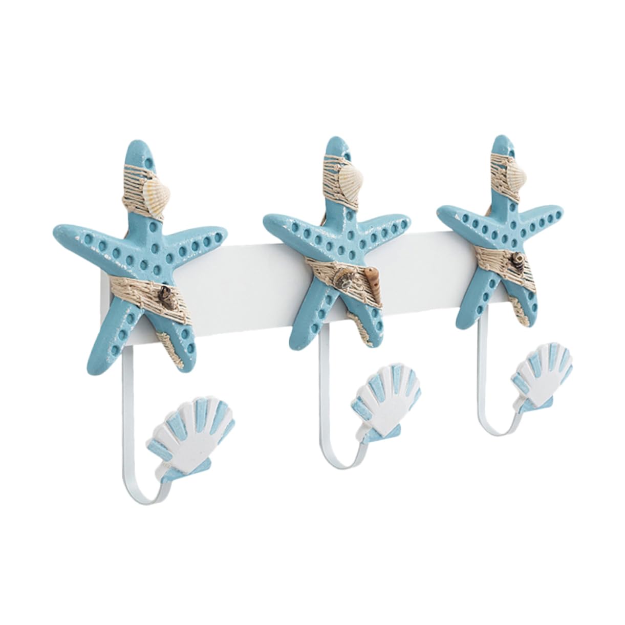 Gancio Decorativo da Muro 3 Appendini, Stile Costiero