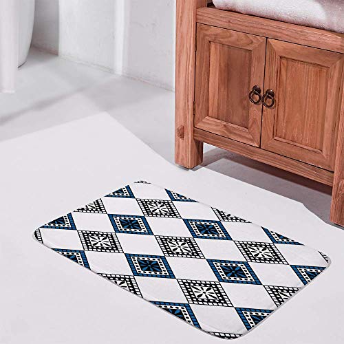 Tapis de bain absorbant et antidérapant lavable en machine pour douche