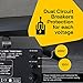 ELC T Series 3000+ Watt Voltage Converter Transformer - Step Up/Down - 110v to 220v / 220v to 110v Power Converter - Circuit Breaker Protection, CE Certified [3-Years Warranty]