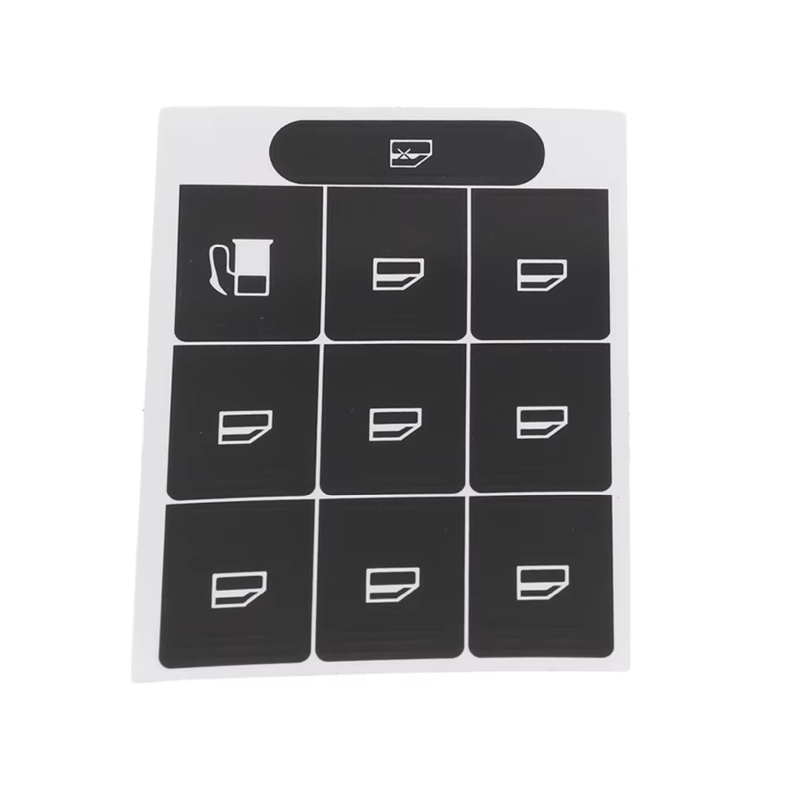 Modification Interior Compatible with Golf for MK5 for Passat B6 Car Styling Auto Interior Decoration Accessories Car Door Window Lift Button Stickers Switch