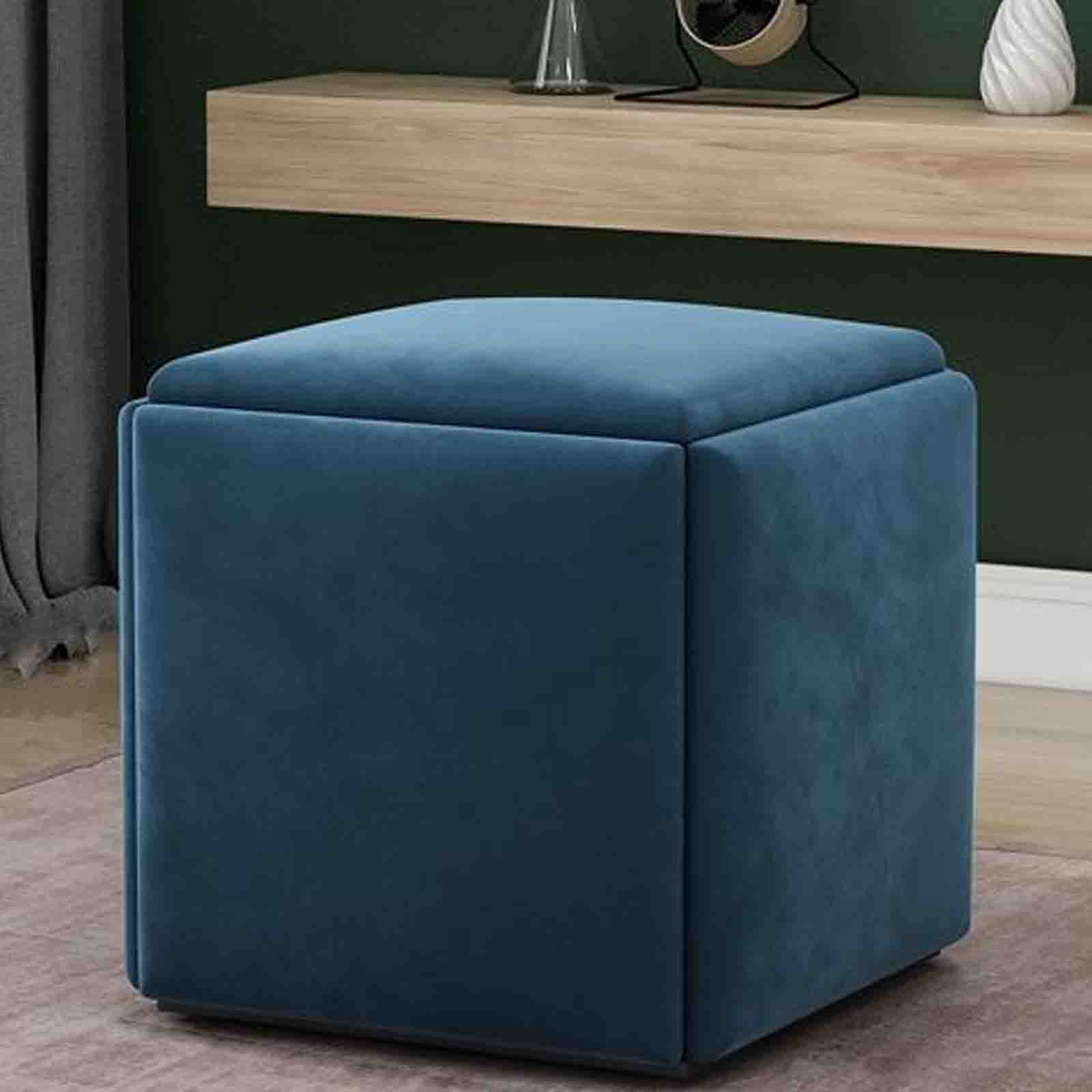 Chaise empilable cube 5 en 1 pour résoudre le manque de sièges dans les petits salons