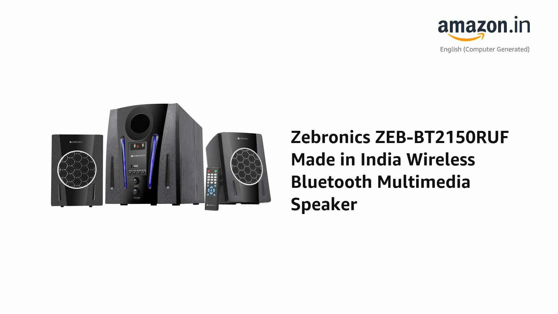 Zebronics ZEB-BT2150RUF Made in India 