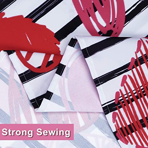 Aspmiz Valentine's Day Tablecloth, Red Love Heart Table Cloth, Waterproof Tablecloth Rectangle For Valentine's Wedding Dinner Party Decoration, 60 X 120 Inch #TOP5