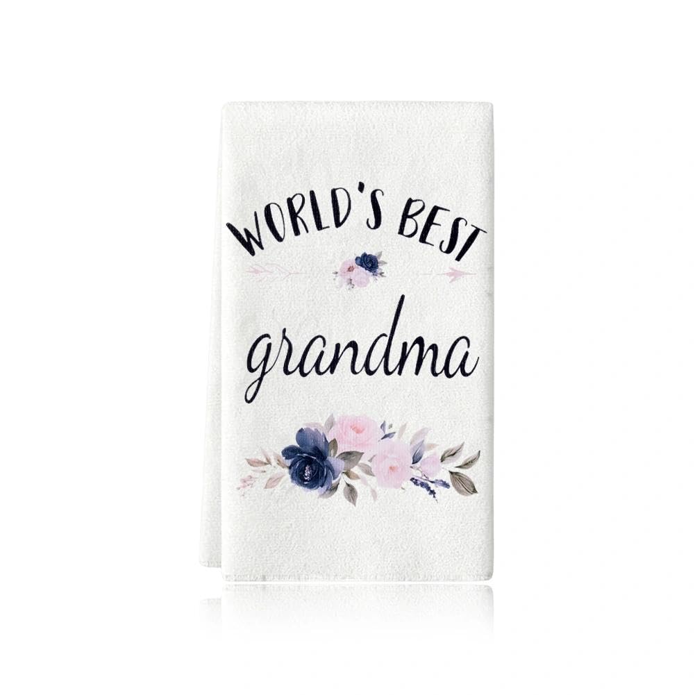Grandma Kitchen Hand Towel Gifts for Nana Christmas Birthday Gifts