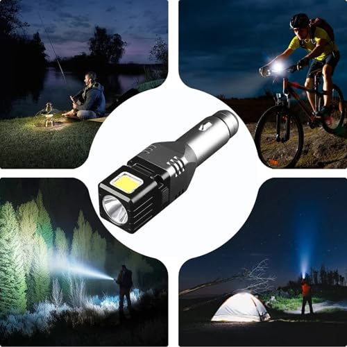 Cargador de coche para teléfono con linterna LED de emergencia ante averías en carretera 4