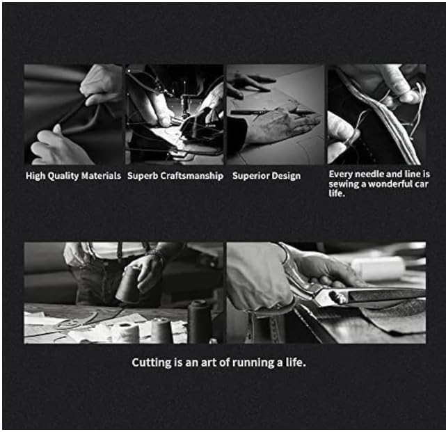 Image of CAPEDELL 7D Premium Car Floor Mat Compatible with XUV 700 Facelift 6 Seater 2025||Luxury Leather Double Layered Mat||Set of 4pcs||Waterproof and Washable||Colour:-Coffee with Golden