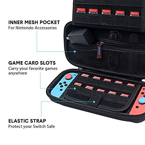 image for Carrying Case for Nintendo Switch, SPERVS Portable Carry Cases & Stora