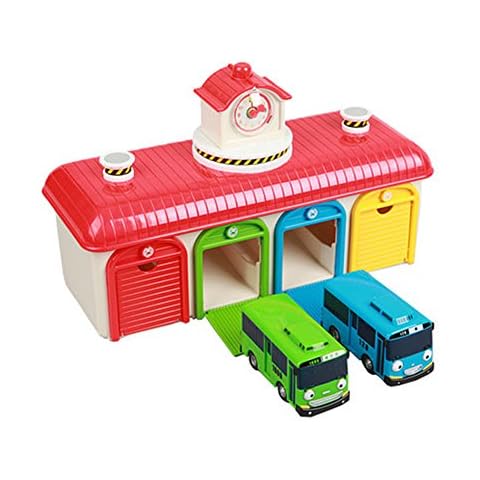 Tayo Rogi Bus Garage Set - Christmas Birthday Gifts for Kids and Toddlers Boys and Girls Cover