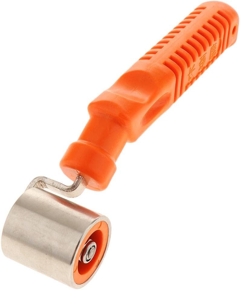 No Brand ステンレス鋼の頭の壁紙diyハンドローラー圧力エッジローラー紙の縫い目