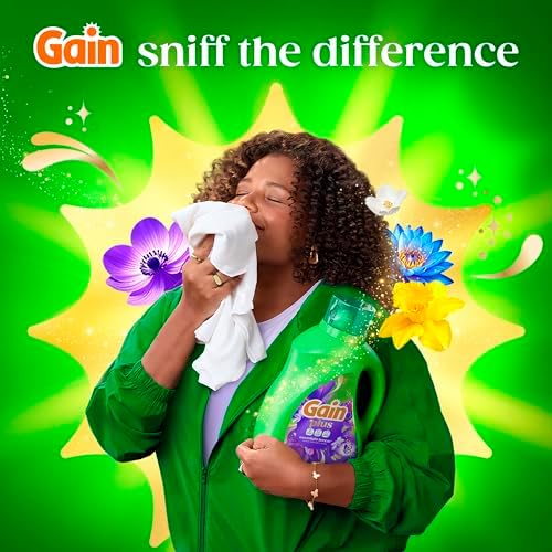 Gain Plus Liquid Laundry Detergent, Cleaner, Fresher, Now with Oxi, Moonlight Breeze Scent, 99 fl oz, 75 Loads — view 8