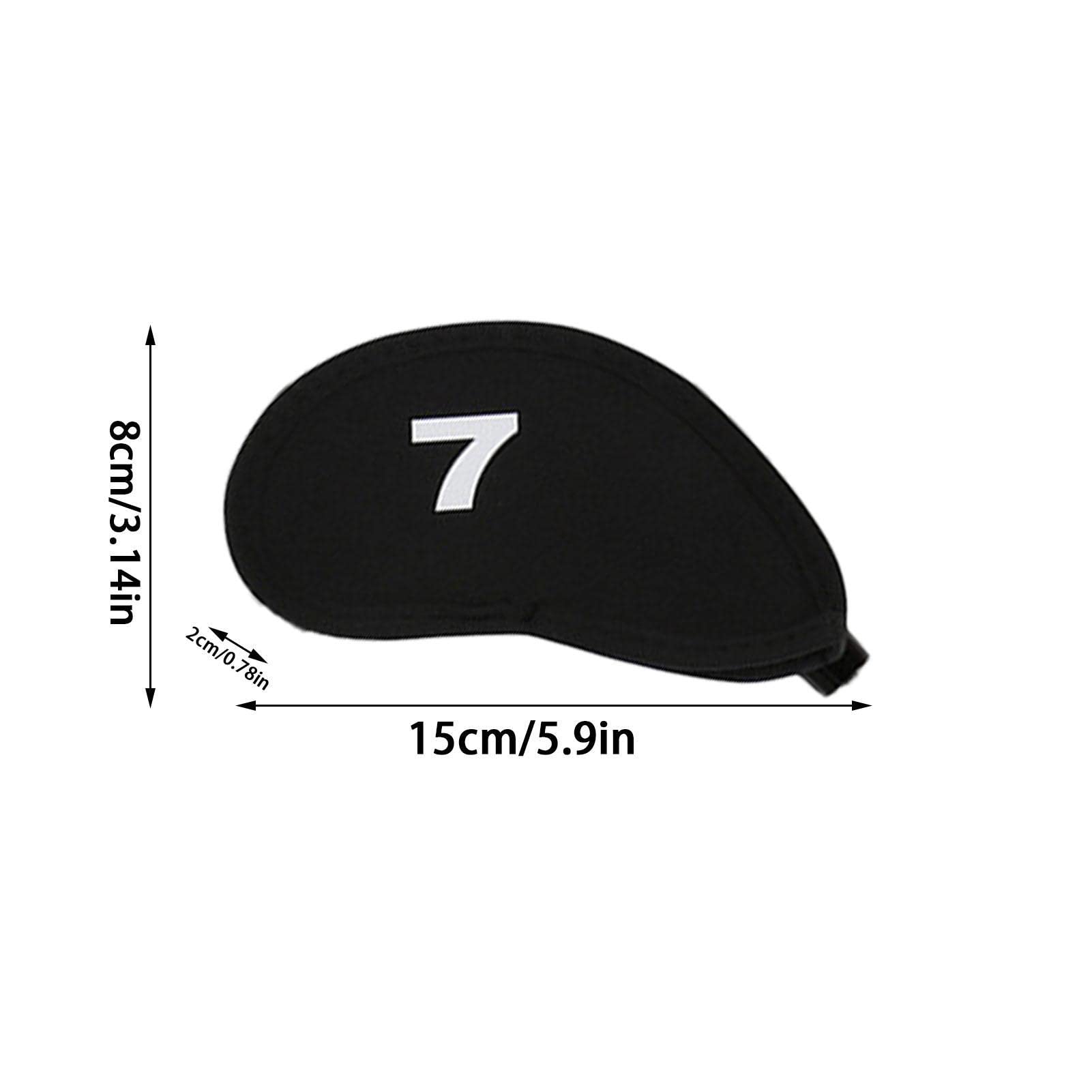 Cache-tête de golf | Étiquettes numérotées correspondantes pour protéger les clubs | Protections de club de golf, accessoires de protection élégants de golf pour hommes et femmes Bellv