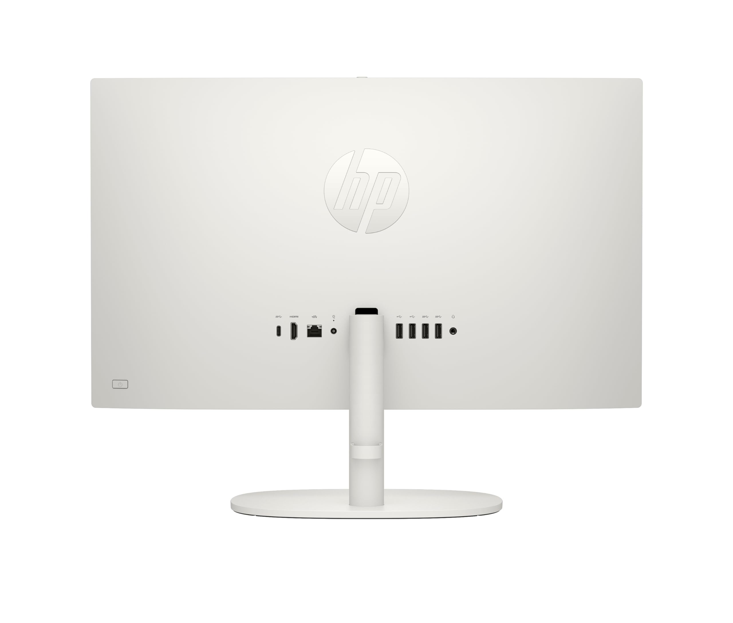 HP All-in-One 22-dg0038ns - Komputer 21,5" (Intel N100, 8GB RAM, 256 GB SSD, Intel UHD Graphics, FreeDos) - White - klawiatura QWERTY Polski