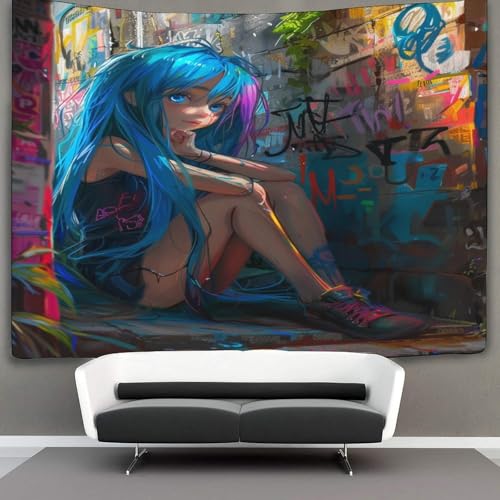 Impression graffiti 3D décoration haut de gamme pour maison