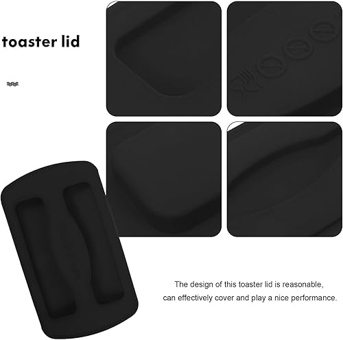 Vista 17 de UPKOCH Tapa tostadora de silicona, cubierta para tostadora de 2 rebanadas, Cubierta para hacer pan, Protector superior del electrodoméstico, Polvo