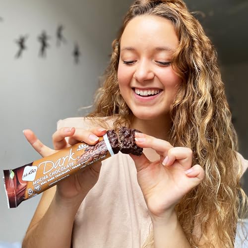 Image of NuGo Dark Chocolate Mocha, 11g Protein Bar, Vegan, Gluten Free, Non-GMO, Kosher Pareve, 24 Count