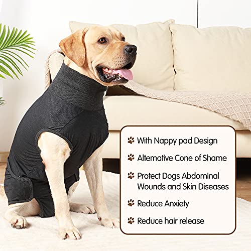 Heywean Full Body Dog Diaper With A Puppy Nappies Physiological Dog Surgery Recovery Suit For Male Female Dogs #TOP1