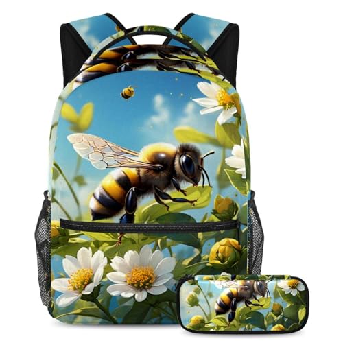 Sac de voyage ultime étudiants motif abeille pour le collège