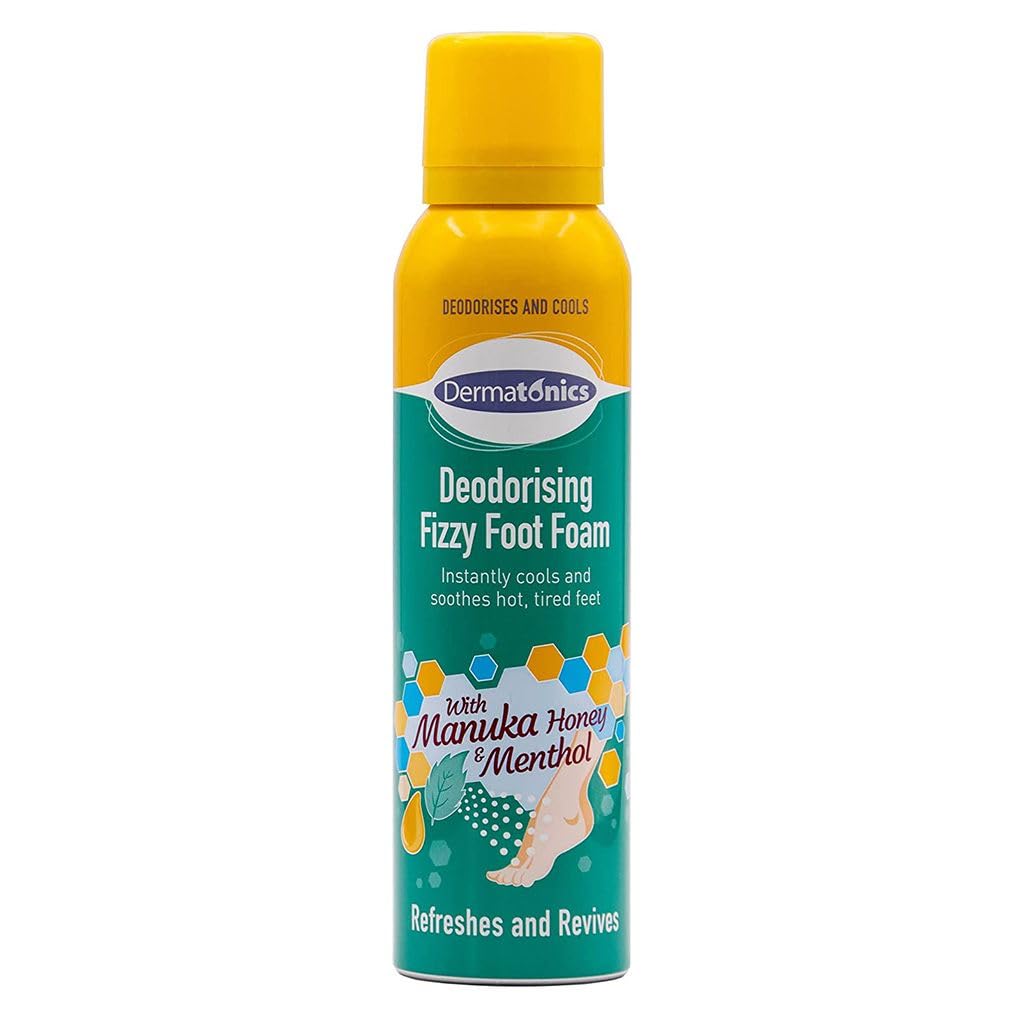 DermatonicsDeodorizing Fizzy Foot Foam With Manuka Honey And Menthol 150ml