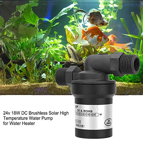 Dioche Gleichstrom-Hochtemperatur-Gleichstrom-Hochtemperatur-24-V-18-W-Solarpumpe für Heimwärmesysteme, 100 °C Hitzebeständigkeit, Ideal für Landwirtschaft und Industrie-3