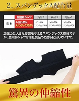 金剛筋シャツ  Mサイズ  ブラック  3枚セット Amazon | 【正規販売店】金剛筋シャツ 3枚セット｜加圧インナー