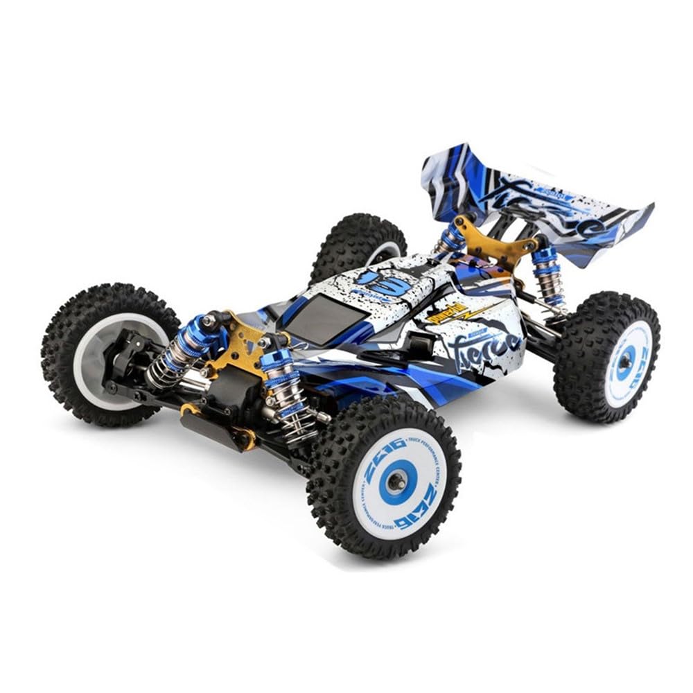 1/12 Scale 4WD Brushless Electric RC Buggy, 2.4GHz 75KM/H High-Speed Off-Road Racing Car with Shock Absorbers, Model 2407