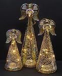 Christmas Figurines Iridescent
