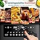 Dual Zone Heißluftfritteuse mit Sichtfenster, 9L XL Kapazität Doppel-Airfryer, 2 Schubladen, 9-in-1 Kochvorgaben, Touchscreen, Smart und Timer-Funktion, Gesunde Friteuse ohne Öl und fettarmes Kochen