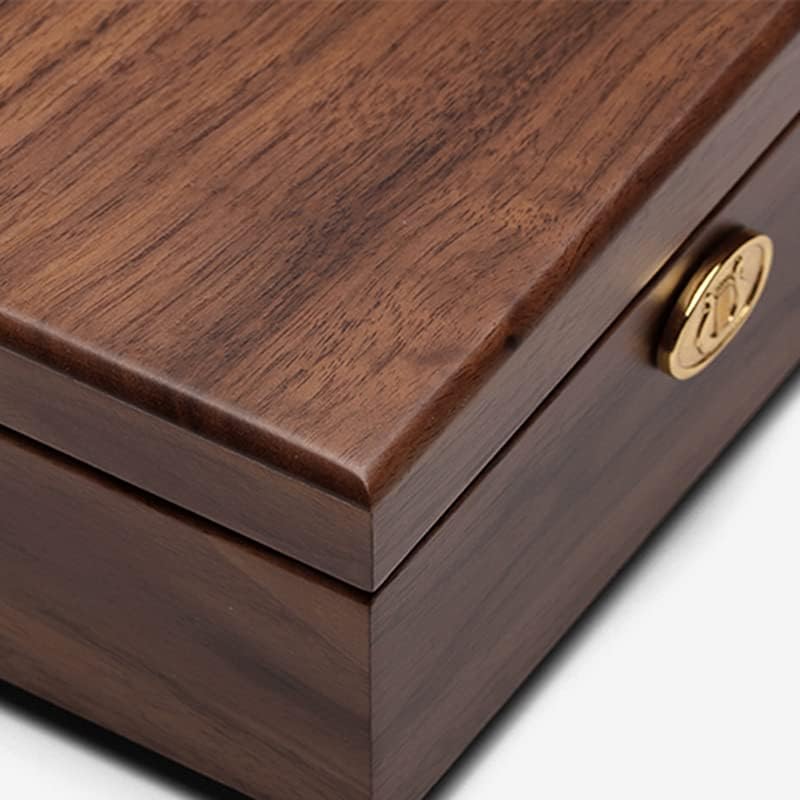 SOFTALK Wood Music Box RHYMES High-end Collectible Musical Boxs Gifts for Christmas,Birthday Valentine's Day (30 Note Single Layer Music Box, Tune ; Remember when)