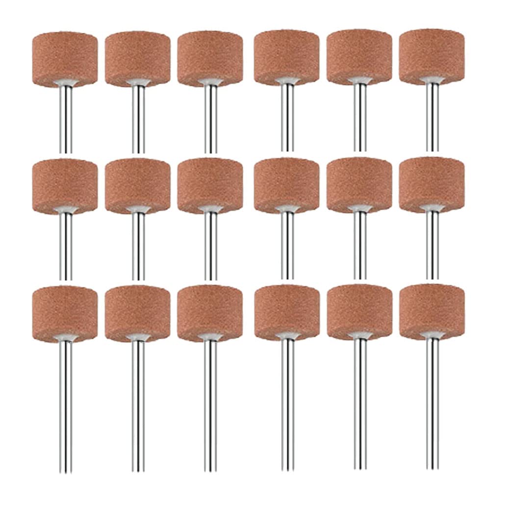18Pcs Bullet Shape Abrasive Mounted Stone Grinding Tool for Dremel Rotary Tools