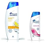 Head & Shoulders, Anti Dandruff Shampoo, Lemon Fresh, 180 ML & Head & Shoulders, Anti Dandruff Shampoo, Smooth & Silky, 72 ML