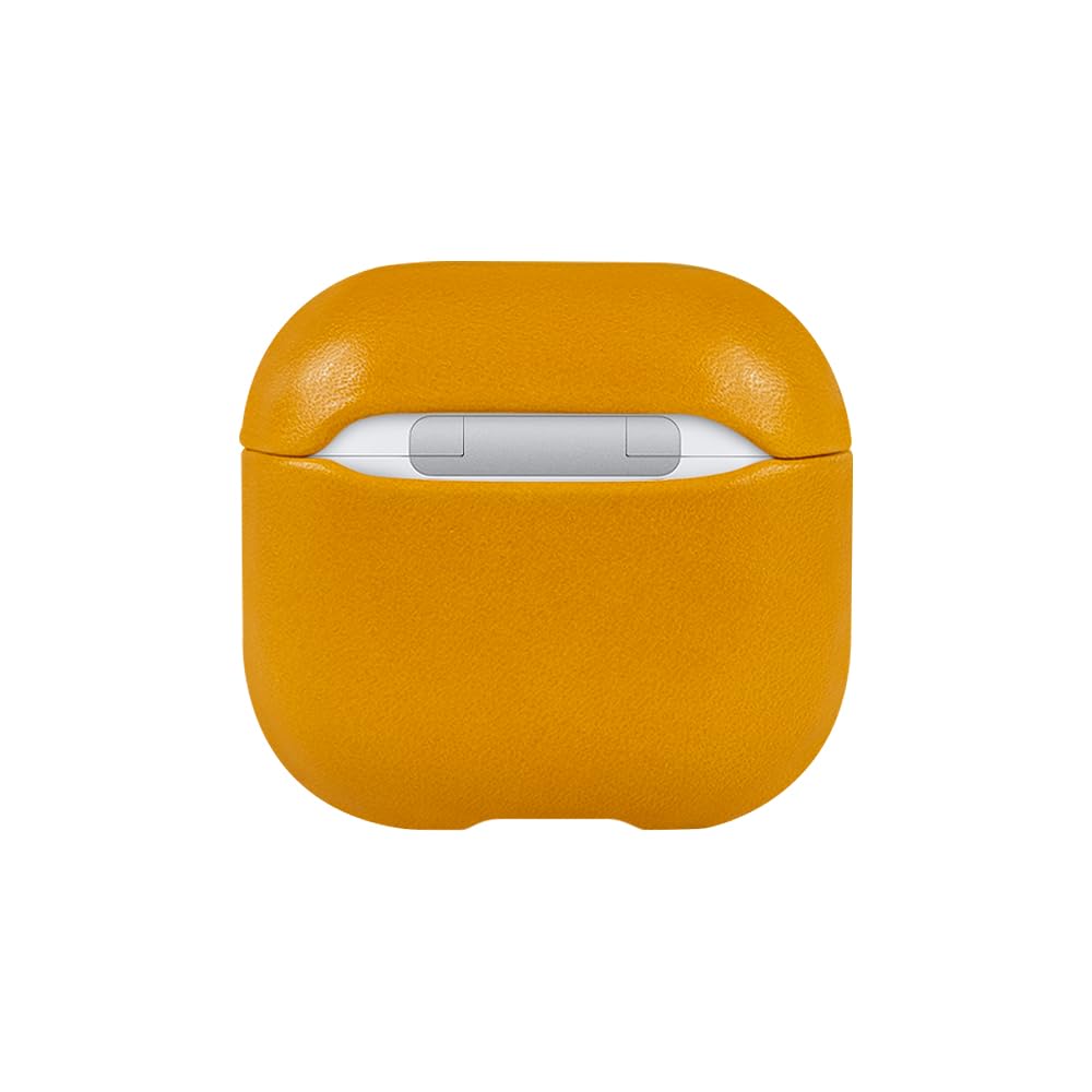 Alto Case For AirPods 4 With Keychain, Italian Leather Case Cover Compatible Airpods 4nd Generation Women Men Protective Hard Shell Supports Wireless Charging