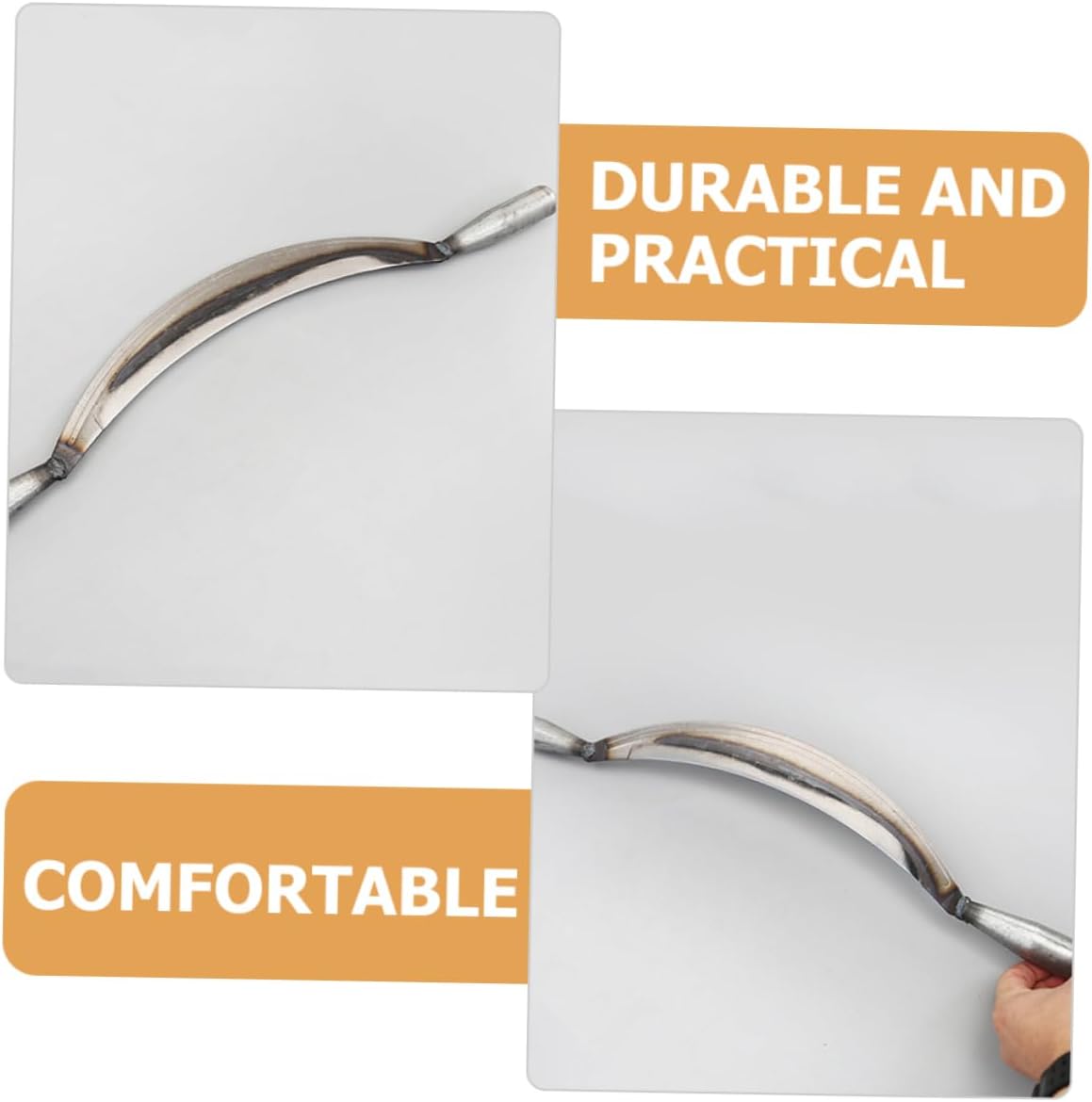 Tree Bark Scraper Tool Curved Bark Stripping and Debarking Cutter and Gardening Tasks Made of Carbon Steel Polished Surface