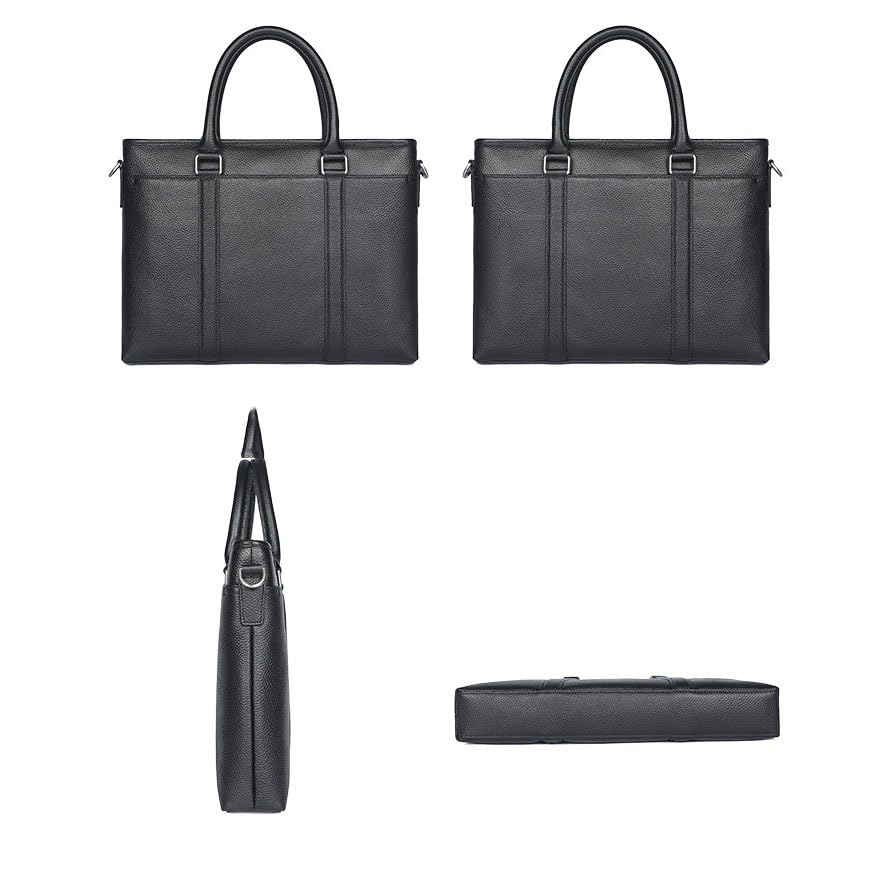 HBJWOV Men's leather briefcase, handbag, fashionable computer bag, trendy business handbag, men's bag2