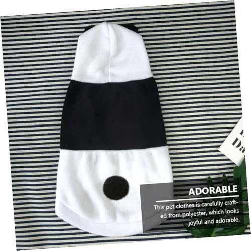 Disfraz para perros pequeño con forma de panda miniatura 4