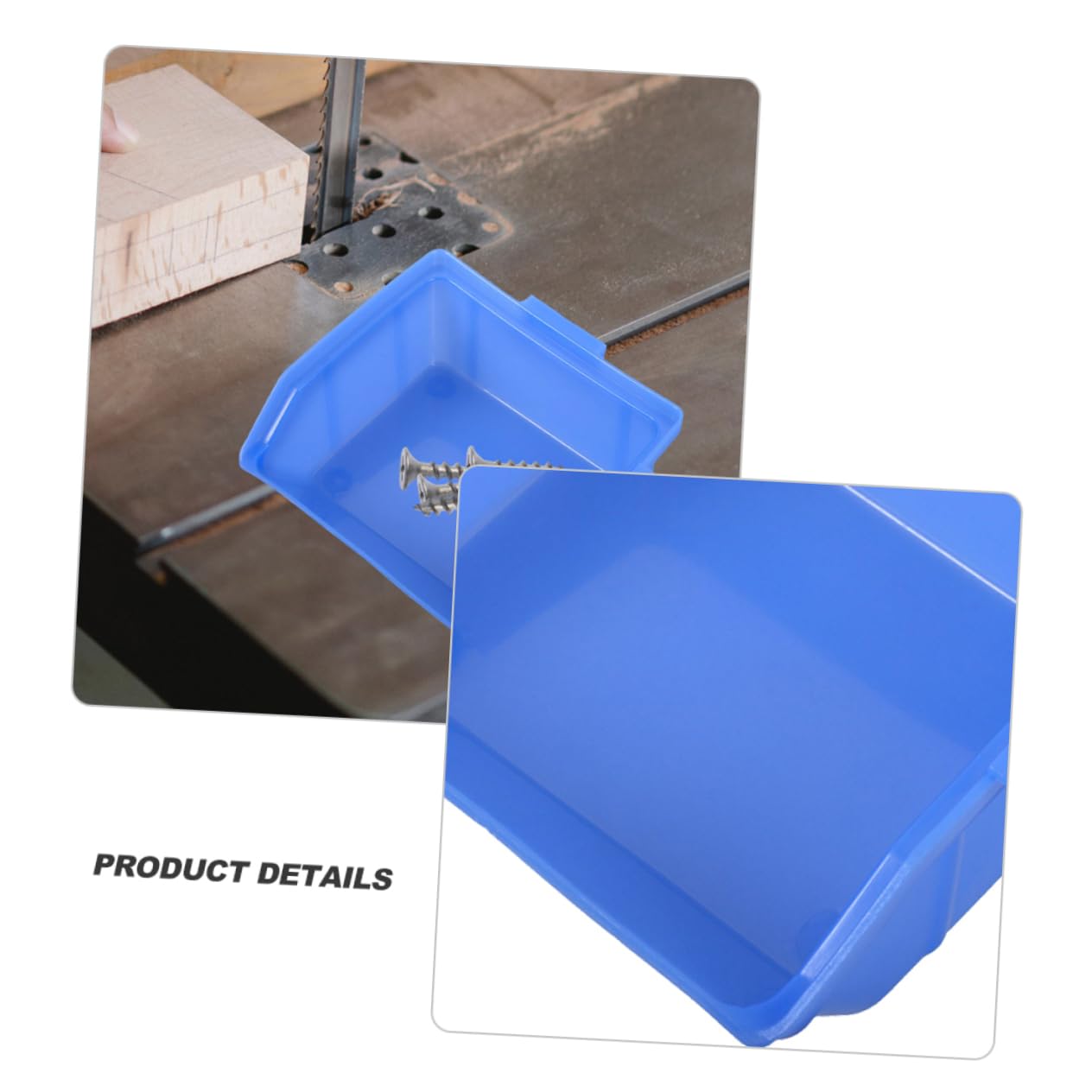 Scatola per Componenti in Plastica Blu, Set 8 Pezzi | Attrezzi e Chiavi Inglesi, Uso Casa e Manutenzione Veicolo, Produzione Precisa, Riutilizzabile