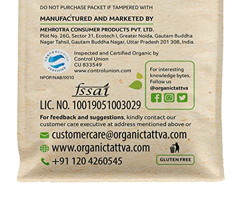 Image of Organic Tattva, Organic Roasted Chana Dal, 500g | 100% Vegan, Gluten Free and NO Additives (Pack of 3)