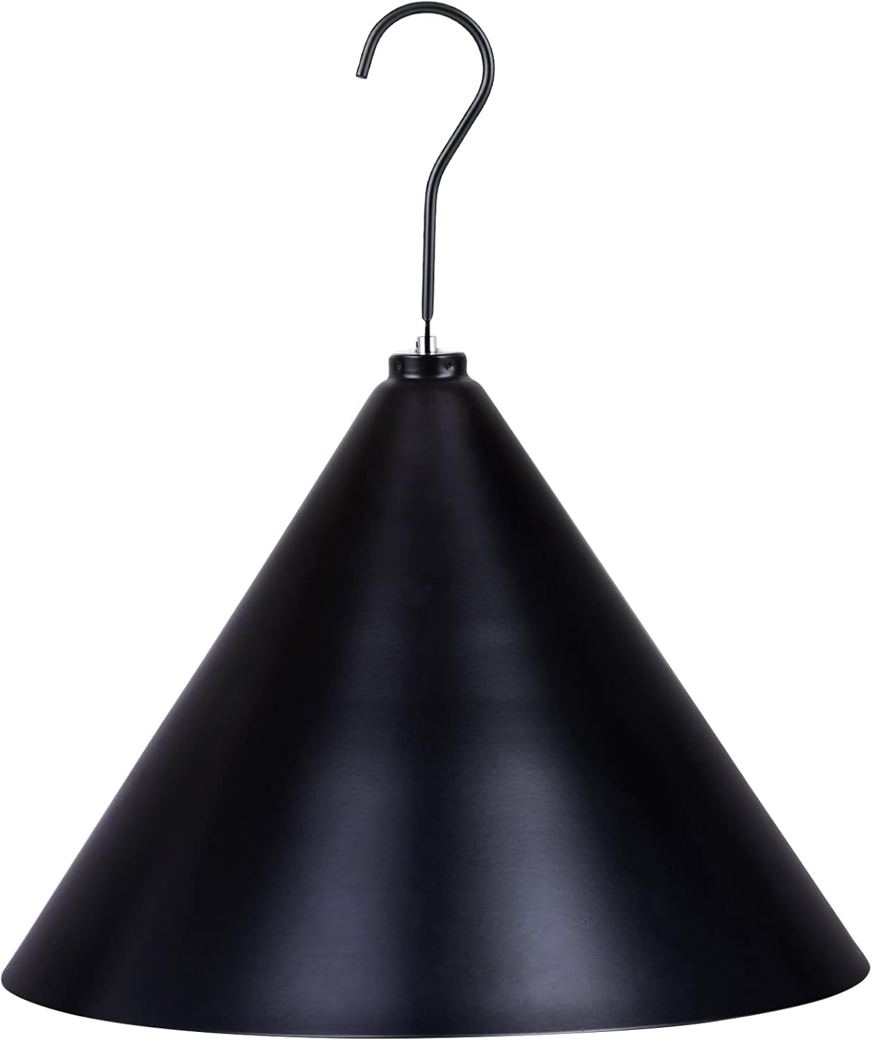 BOLITE 18022N Squirrel Baffle, Rotatable Hanging Squirrel Baffle for Bird Feeders, Enhanced Version, Black