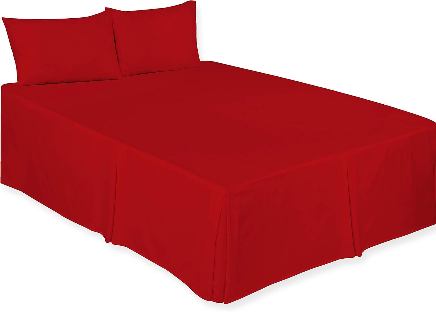 Luxury Plain Dyed Poly Cotton Platform Base Valance Sheet