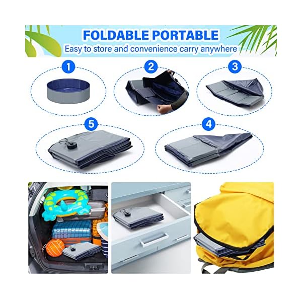 Portable Dog Pool for Small Dogs and Kids - Fun and Safe!