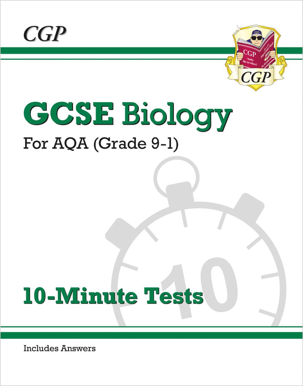 GCSE Biology: AQA 10-Minute Tests (includes answers) by CGP Books