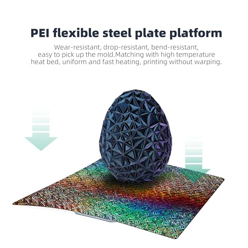 Image of Build Plate for Bambu Lab P1S: GOMENL Build Plate for Bambu Lab A1 X1C X1 X1E P1P P1S, A1 Build Plate P1S Plate for Bambu Lab 3D Printer, 257x257mm Textured Smooth Sheet Bed Spring Steel Plate