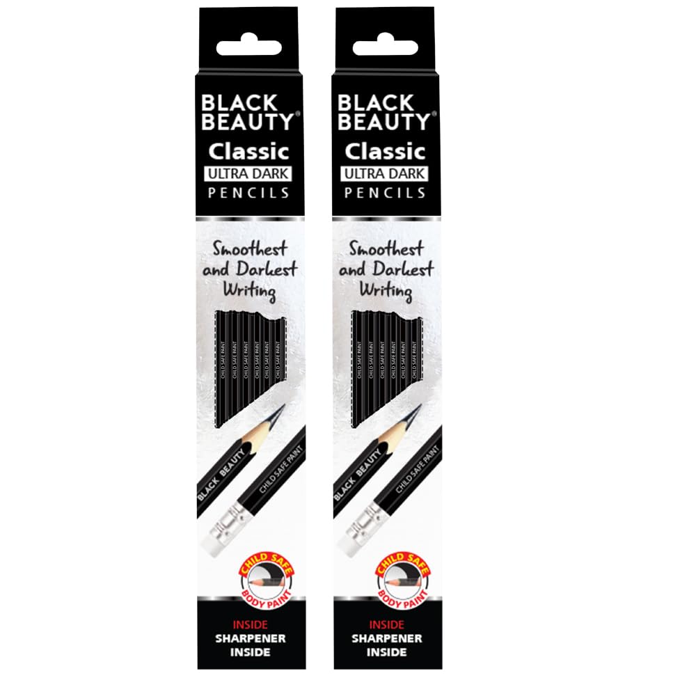 Black Beauty Ultra dark Pencil Pack of 2 (2)