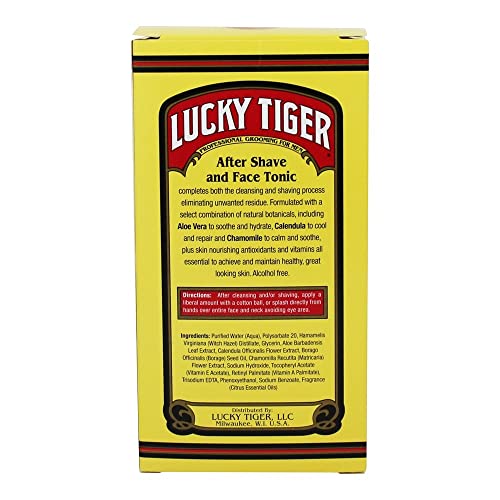 Refreshing and Soothing: Lucky Tiger After Shave & Face Tonic Review