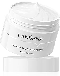 LANBENA Blackhead Mask, Nose Plants Pore Strips Blackhead Remover Mask Peel off Mask Facial Pore Cleanser Purifying Face Mask Nose strips(30g)